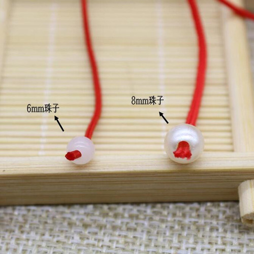 Polyester jade thread colorful small lantern Chinese knot handmade three-dimensional small Chinese knot large quantity discount