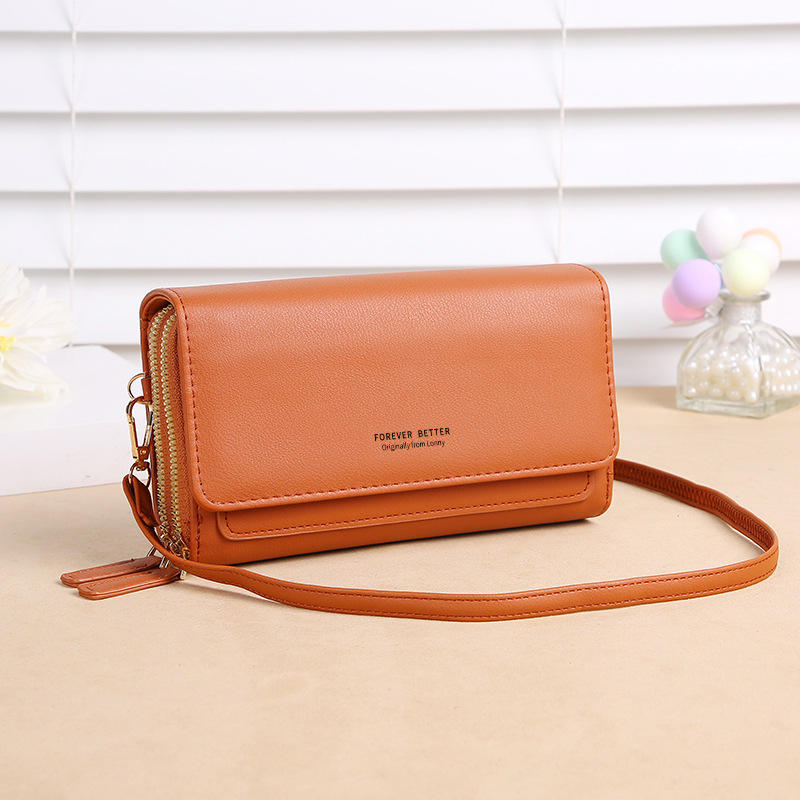 Lonny pantalla táctil bolsa de teléfono móvil hembra pequeña crossbody pequeña bolsa de moda clave moneda bolsillo horizontal