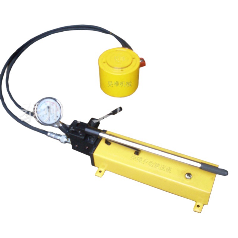 Gato hidráulico de operación multipunto de un solo circuito de aceite para reemplazo de cojinetes enanos delgados Gato hidráulico delgado