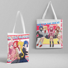 Lonely Rock Canvas Tote Bag 36x39cm Thick and Durable Single Shoulder Hand Carry Student School Bag Ins Style Shopping Bag