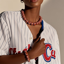 �������ʽ����������American football Rugby necklace nk23490