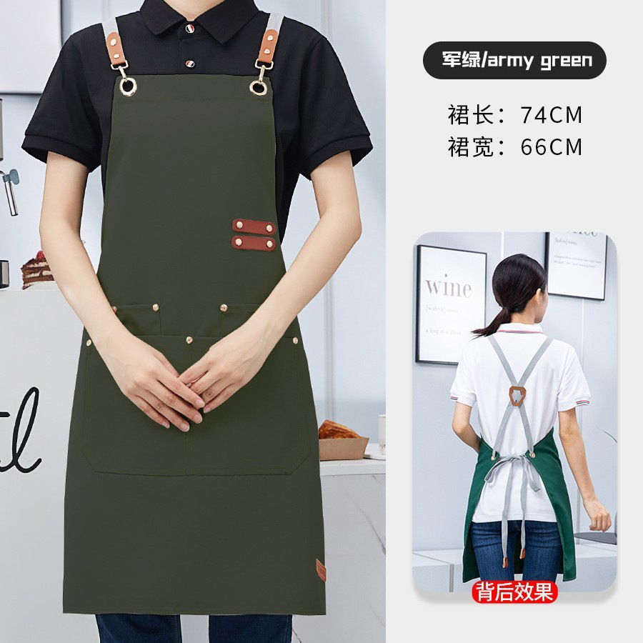 Delantal Personalizado, Impermeable y Resistente al Aceite, Ropa de Trabajo Moderna, Resistente a las Manchas, para Cocina, Regalos Publicitarios Impresos, Amazon