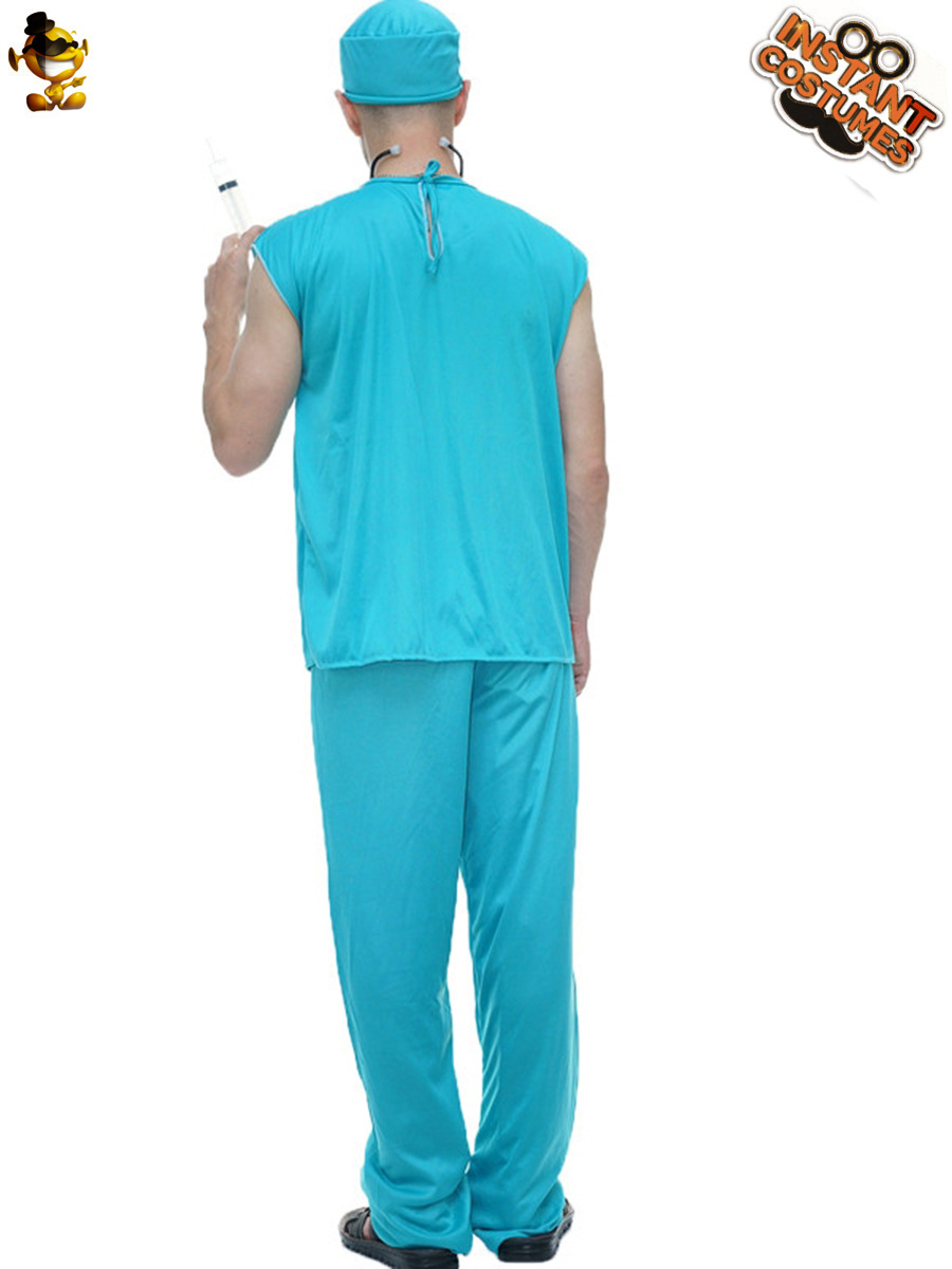 Ropa de fiesta traje de escenario traje de disfraces de Halloween Cosplay traje médico vestido quirúrgico