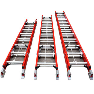 Foreign Trade Insulating Ladder Telescopic Ladder Fiberglass Extension Lift Electric Engineering Special