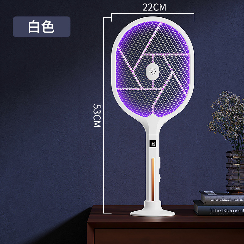 Lámpara de mosquito plegable recargable doméstica 2 - en - 1 atractiva automática de mosquitos choque eléctrico potente mosquito matador