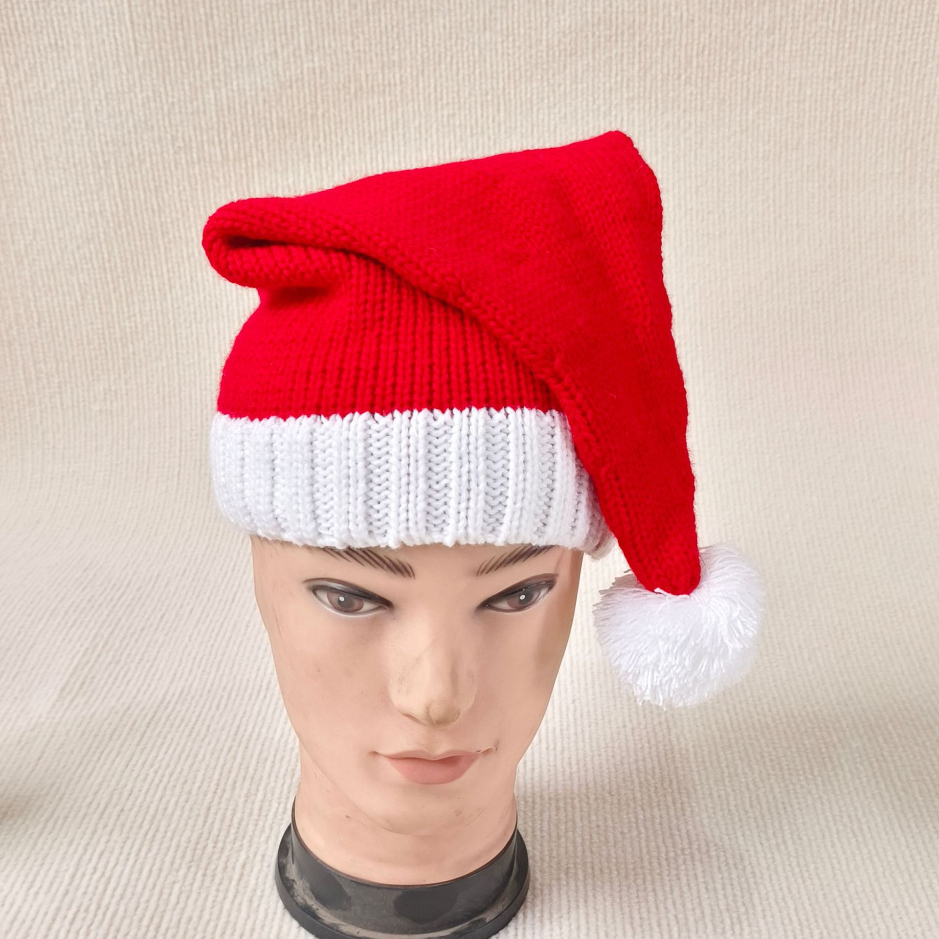 Sombrero de Navidad Sombrero de punto de Navidad Sombrero de punto de invierno Sombrero de punto de Navidad para niños adultos Regalo de Navidad personalizado Navidad