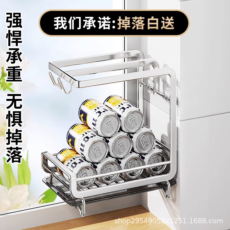 洗碗抹布不锈钢置物架厨房台面专用水槽多功能壁挂毛巾收纳沥水架|undefined