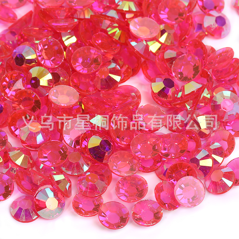 Dark rose red ab