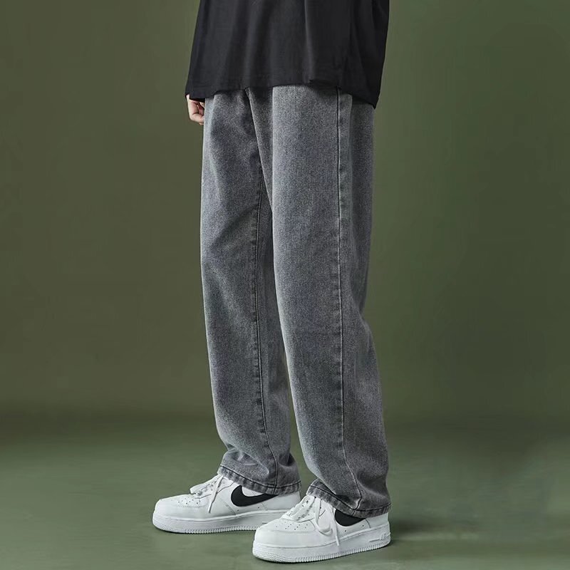 Jeans Men's Pants Spring and Autumn Casual Pants Summer Men's Pants Loose Straight 2022 New All-match Pants