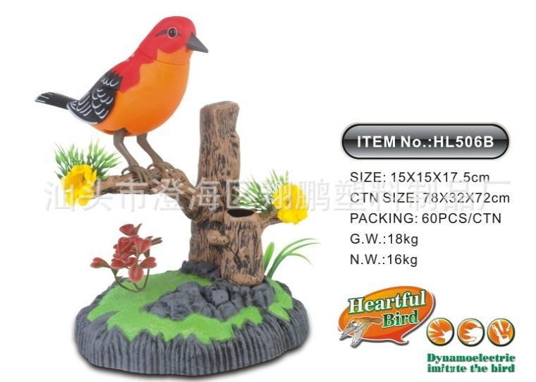 Venta caliente transfronteriza una variedad de aves controladas por voz resumen West Knight simulación de productos genuinos control por voz puesto de mercado nocturno juguetes al por mayor