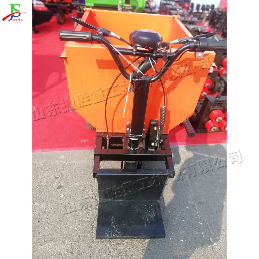 Camión de cubo eléctrico de tres ruedas, camión de transporte de alimentos para granja, camión volquete de hormigón de cemento