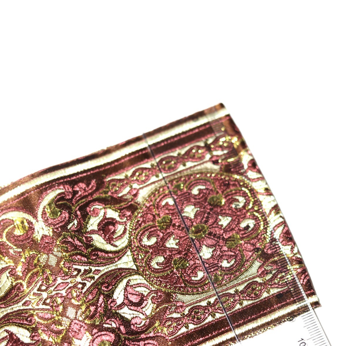 9cm de ancho flor pesada hilo de oro cinta jacquard Ropa Étnica cortina sofá cojín estera de mesa cama corredor sombrero de encaje