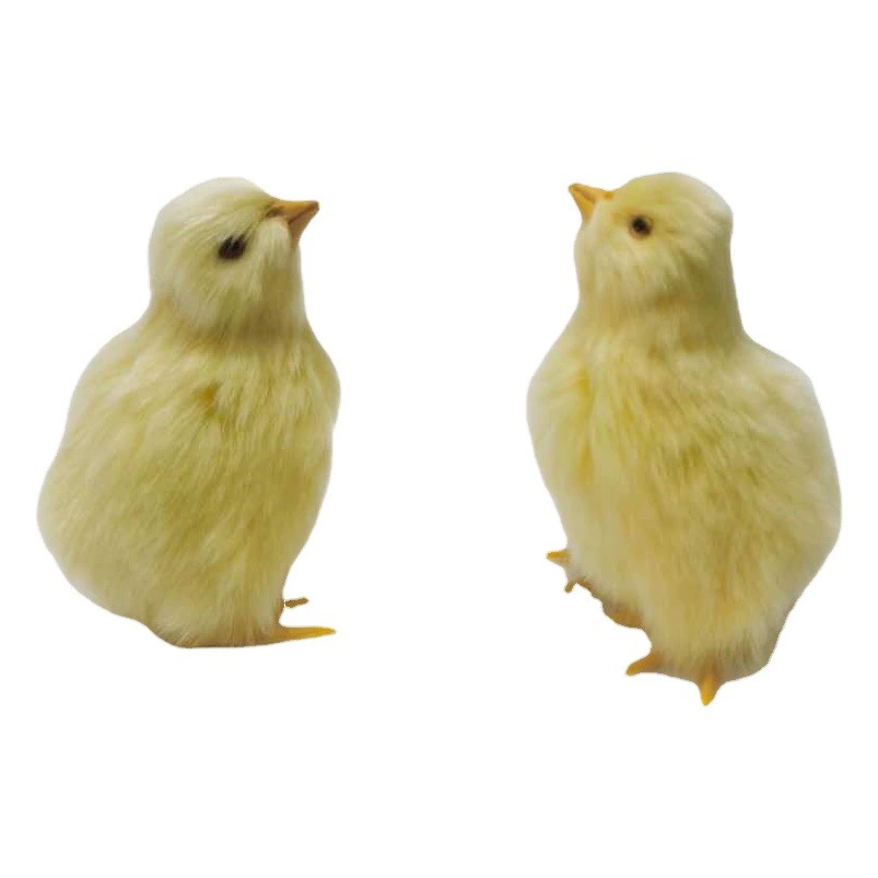 Трансграничные украшения модели цыпленка симуляции цыпленка куклы цыпленка желтого цвета игрушки плюша цыпленка симуляции