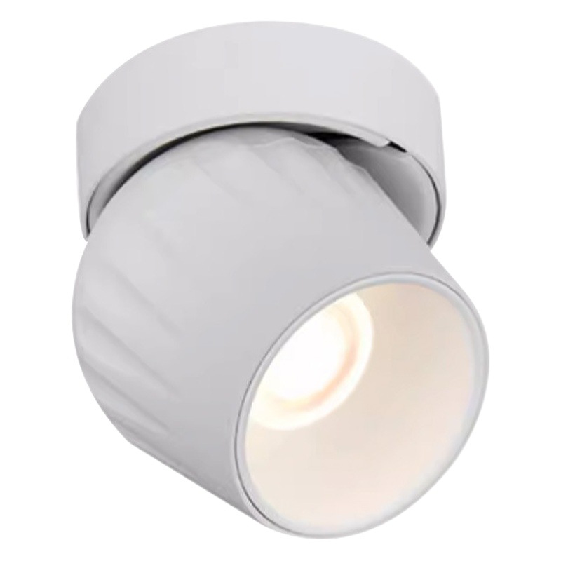 Luz abierta ángulo ajustable LED lámpara de techo hogar sala de estar sin lámpara principal taza profunda anti-reflejo COB pequeña lámpara de techo