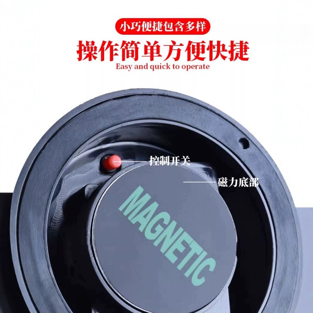 Solar Magnetic Warning Light, Roadblock Light, Road Construction Warning Light, Red and Blue Flashing Light, Car Ceiling Light, Vehicle-Mounted Light