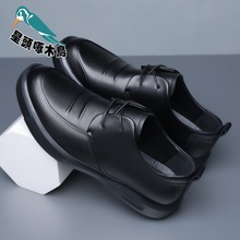 跨境一件代发皮鞋男软皮休闲鞋秋新款男士软皮爸爸鞋透气男鞋子