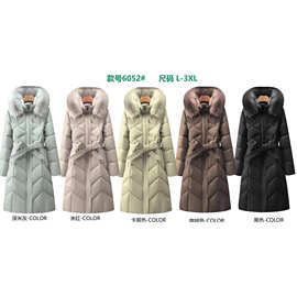 外贸冬装外套中长款棉衣中老年女装羽绒棉服加厚大码棉袄外套