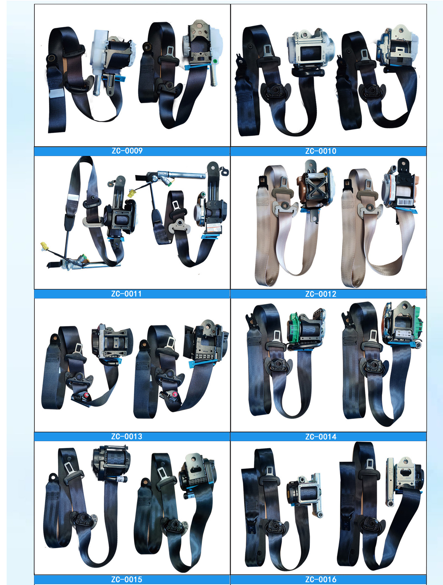12-22 Lavida front row black Tongxiang seat belt assembly, Lavida car three-point emergency locking system