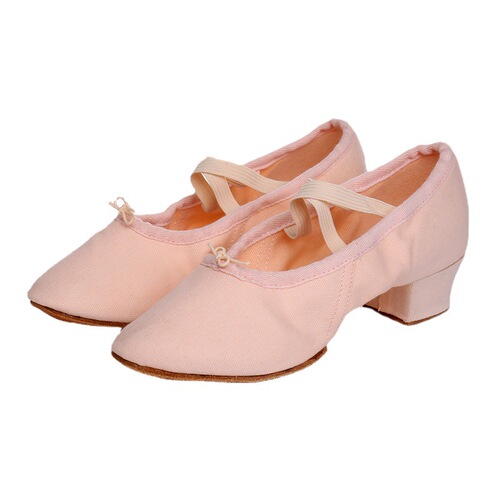 Bodybuilding teacher shoes soft sole ballerina belly folk dance yoga performance with heel practice dance shoes wholesale