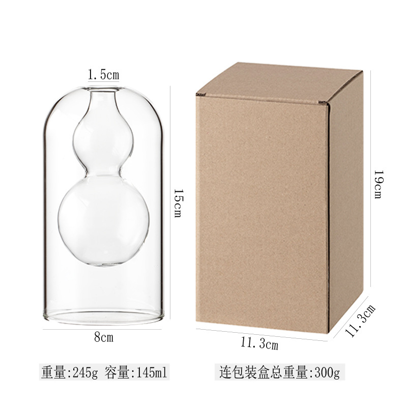 Botella de aromaterapia de vidrio, botella vacía transparente, accesorios sin llama, decoración del hogar, adornos, flores secas de ratán, fragancia, estilo ins, decoración del hogar