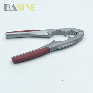 Aluminum Alloy Walnut Clip Plastic Handle Multifunctional Household Nut Shell Artifact Wholesale Nut Cracker