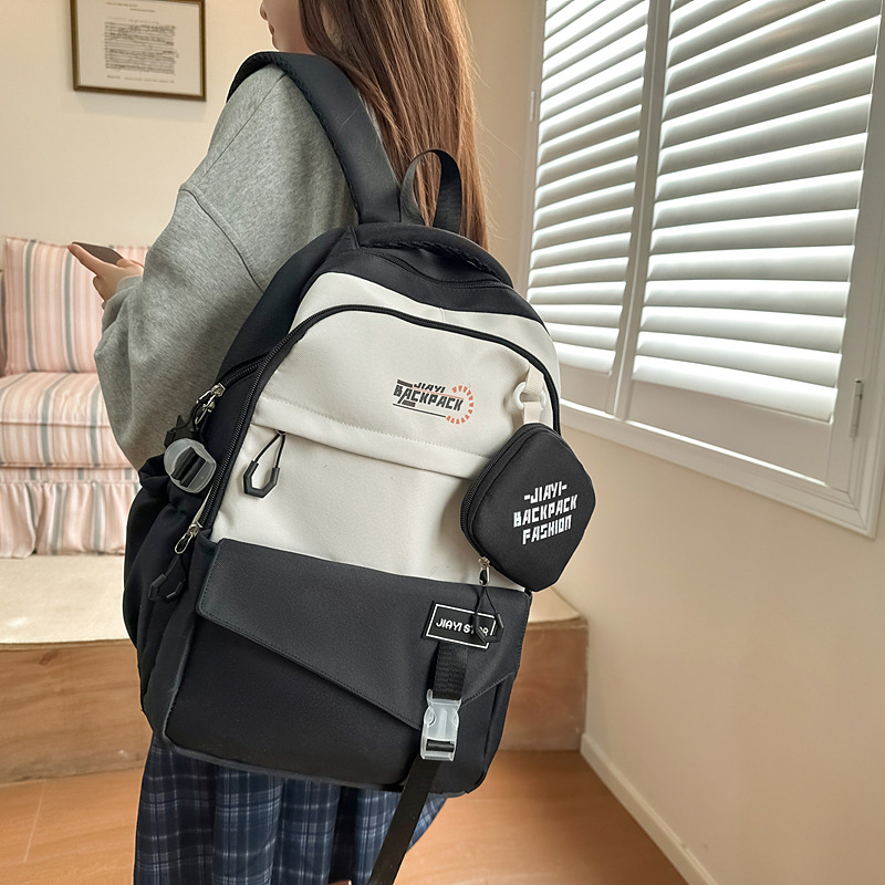2025 primavera nueva mochila mochila de gran capacidad para estudiantes universitarios chinos tendencia transfronteriza linda mochila bolso para estudiantes