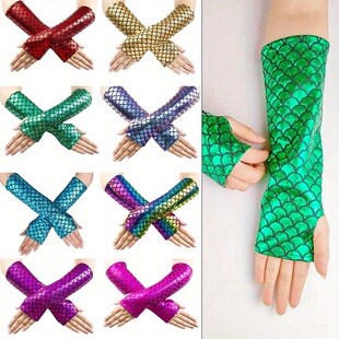 G 97071 Color Changing Mermaid Gloves ׃ɫ�����~���� �羳��