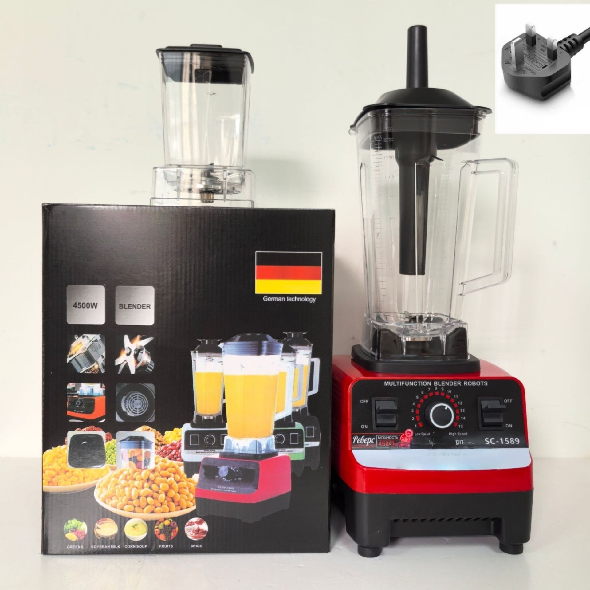 Licuadora Multifuncional de Alta Potencia Sin Filtro para Cocina image 10