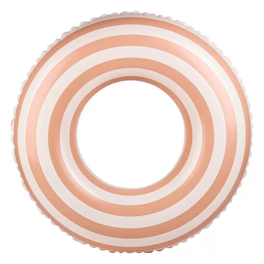 Nuevo anillo de natación para padres e hijos red retro doble bolsa de aire bajo la axila verde engrosado anillo flotante inflable al aire libre
