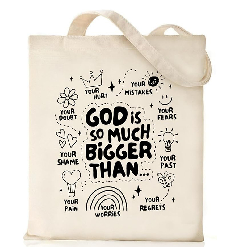 Amazon lienzo bolso cristiano fe bíblica amigos regalos de cumpleaños bolso gráfico iglesia dominical