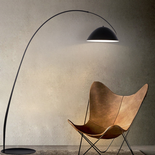 Fishing lamp floor lamp modern minimalist living room sofa lamp Nordic creative minimalist light luxury design vertical table lamp