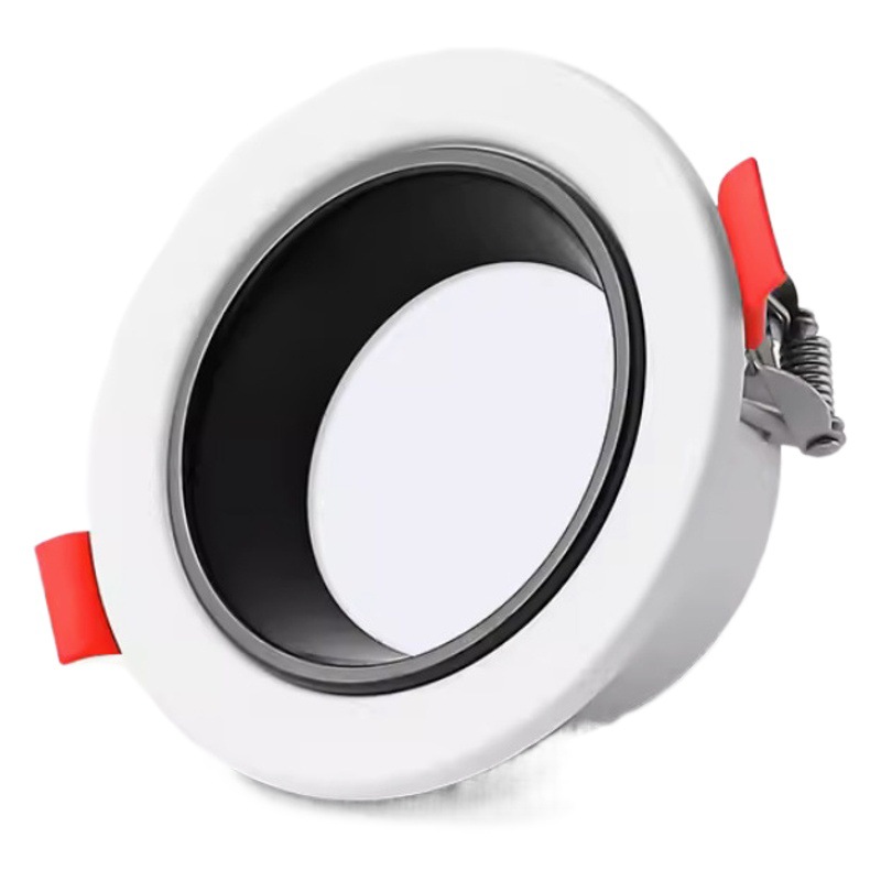 Antideslumbrante Downlight LED lámpara de techo incrustado lámpara de agujero del hogar extremadamente estrecho marco proyector anti-mareo lámpara de agujero de techo