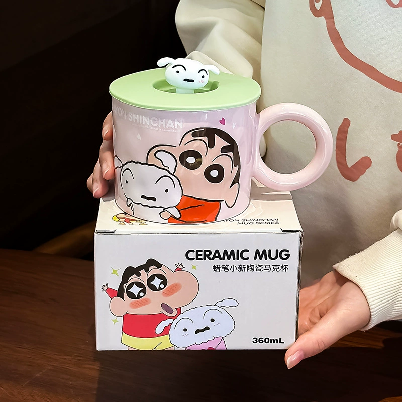 Керамические детские милые мультяшные карандаши (чашки) для домашнего использования с прозрачным стаканом для любимого, подарок на день рождения