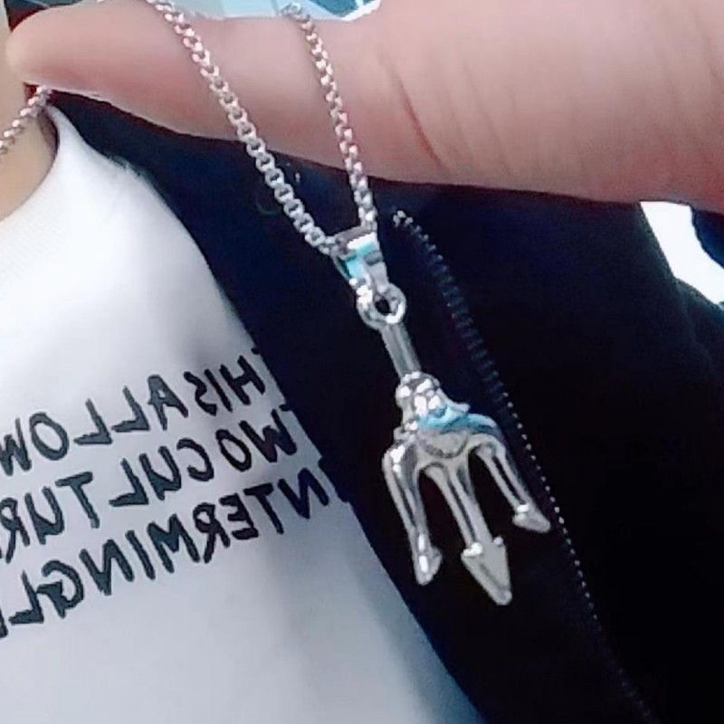 Hip-Hop Solid Color Alloy Plating Menu0027S Pendant Necklace 1 Piece