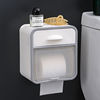 Wall mounted TOILET Toilet paper box Punch holes waterproof Light extravagance Tissue box multi-function kitchen roll of paper tissue Box