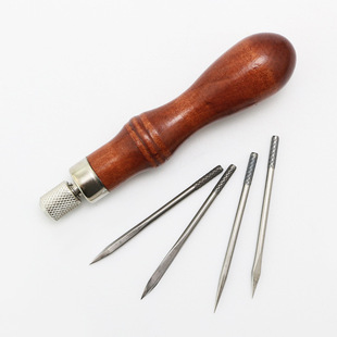 Four-in-one diamond cone four-in-one leather cone Diamond cone multifunctional hand-stitched cone handmade leather DIY