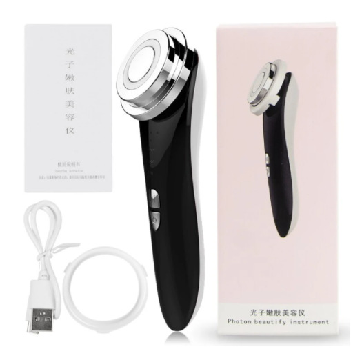 Equipo de belleza IPL para el hogar transfronterizo Equipo de masaje de estiramiento facial de microcorriente Instrumento de derivación de iones de limpieza