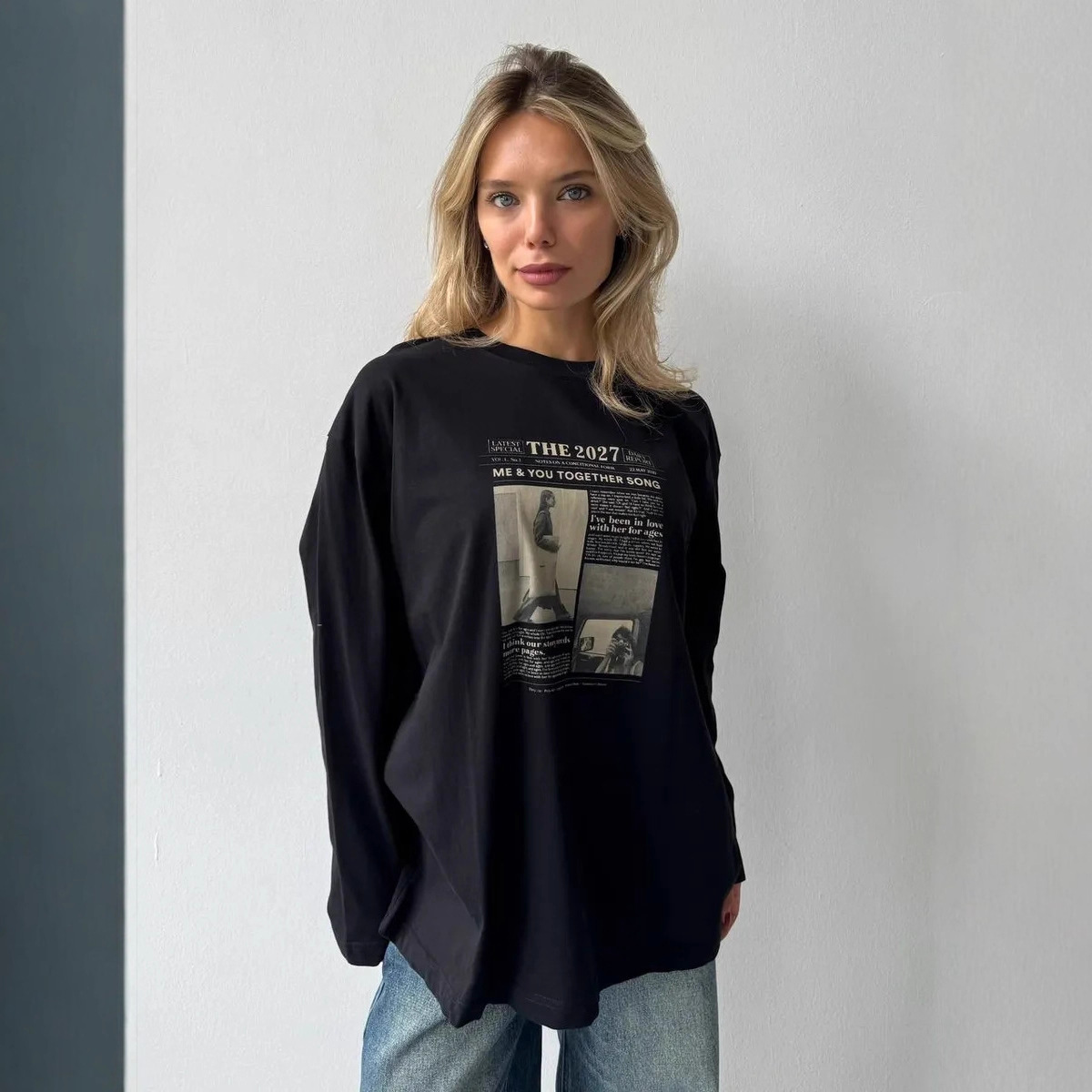 100% Cotton Long-Sleeved T-Shirt Summer New Trendyy Niche Chic Lazy Style Retro Stylish Commuter Tops for Women