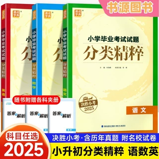 2025小学毕业考试试题分类精粹语数英小升初真题模拟试卷专项训练