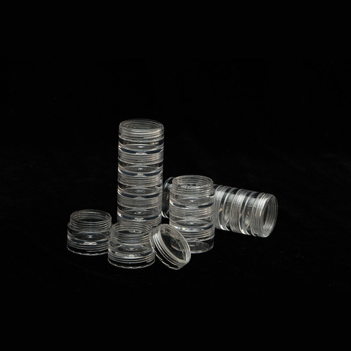 Cream loose powder transparent packaging box compressed facial mask paper bubble bottle 5 conjoined 5g cosmetics travel packaging bottle empty bottle