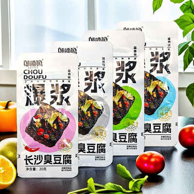 邬辣妈 Changsha Stinky Tofu Hunan Style Повседневные пряные закуски и закуски Spine Stinky Tofu 20 упаковки/коробка