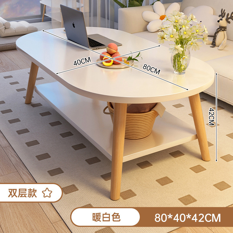 茶几客厅家用小户型双层桌子简易出租屋用简约卧室创意沙发小茶桌|undefined