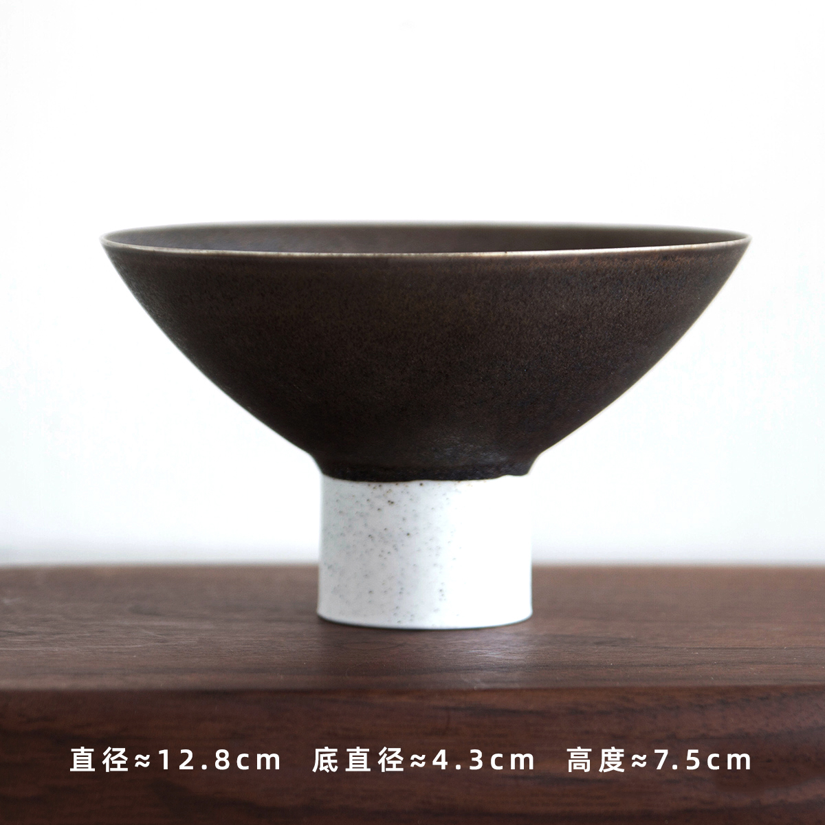 Tacos de arroz de cerámica de esmalte de metal original con utensilios de montaña y río Tacos de pies altos de estilo japonés Tacos de platos vegetarianos Zen