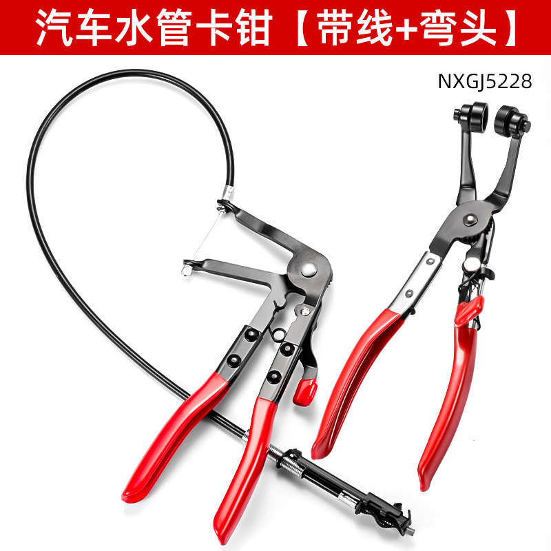 Clamp de tubería de agua de automóvil con cable flexible tipo recto tipo abrazadera de arnés de garganta abrazadera abrazadera abrazadera de sujeción abrazadera image 8