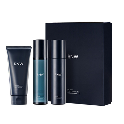 男士水乳套装护肤品洗面奶控油补水保湿三件套盒礼盒送男友