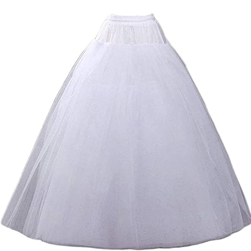 A- line hoop-free petticoat wedding dress petticoat wedding dress coming-of-age dress skirt support women's wedding petticoat