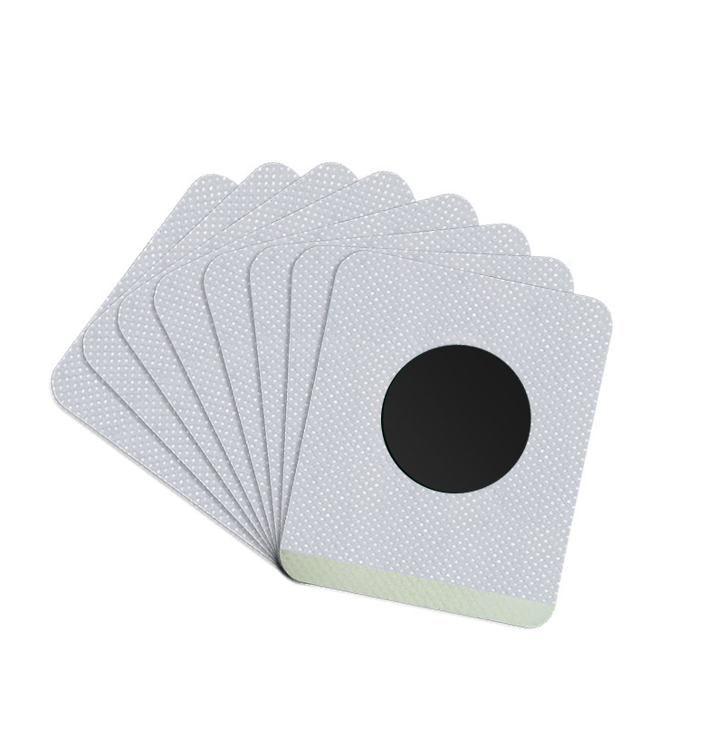 Yao Benren Stomach Care Herbal Patch 6cm x 7cm 8 Patches per Box Non-Woven External Wellness Patch in use
