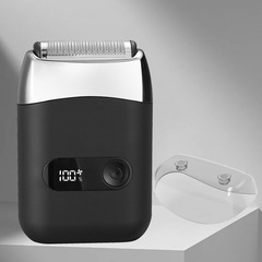 クロスボーダー新型往復式カミソリ単頭刀電気髭剃り増白リマヘッドUSB充電髭剃り