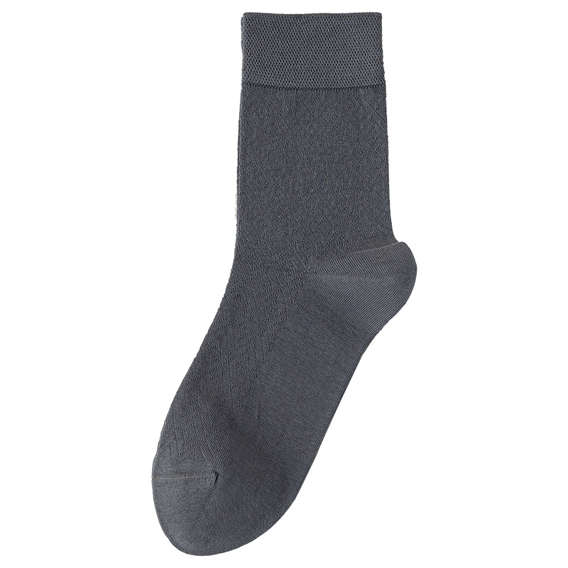 Calcetines de negocios de verano de algodón, calcetines de algodón transpirables de malla, calcetines antiolor, calcetines de hombre al por mayor