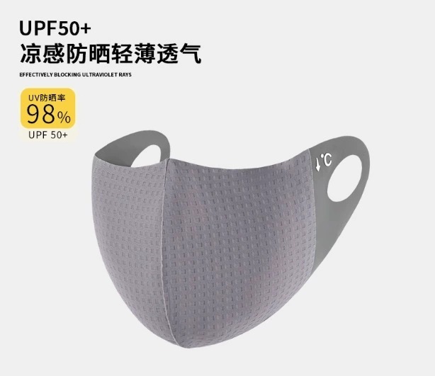 日焼け止めマスク、飲料水マスク、2025年新作フルフェイス抗UVネックプロテクションオープン通気性サンシェードサイクリングガーゼ|undefined
